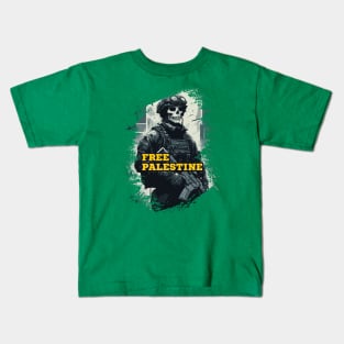 Free Palestine / Original Solider Design V2 Kids T-Shirt